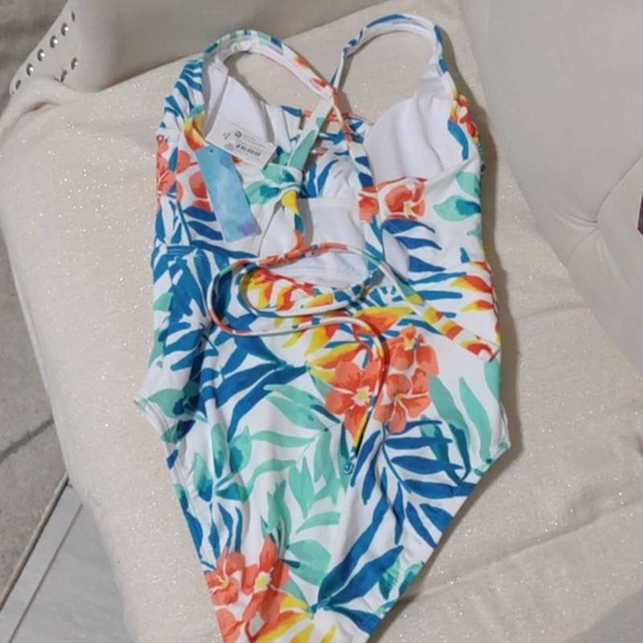 Women's Slimming Control Tropical Print - Small - Picture 2 of 8